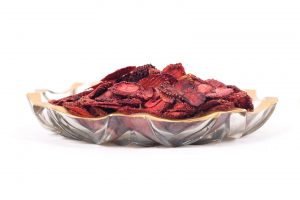 اسلایس توت فرنگی خشک شده