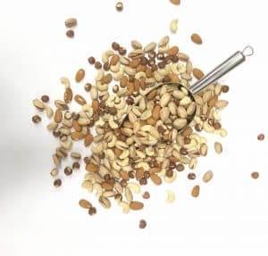 آجیل چهار مغز خام درجه یک (100 گرم)